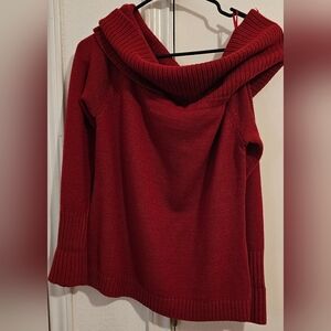 Elegant Red Women's Sweater